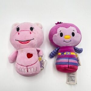 Hallmark Itty‎ Bittys Rainbow Brite and valentines Hippo Plush 4.5" Stuffed